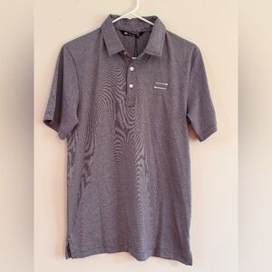 NWT Travis Matthew Men’s Small Zinnia Golf Polo Shirt Purple Grant Thorton New